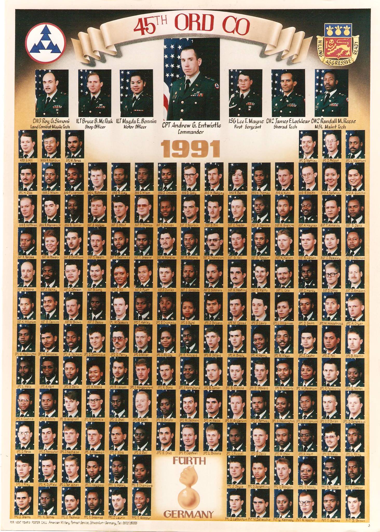 45th Ordnance Company 1991