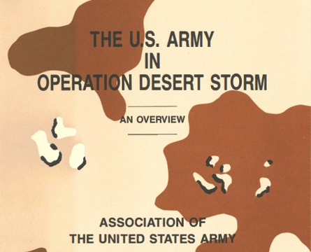 AUSA U.S Army in Operation Desert Storm